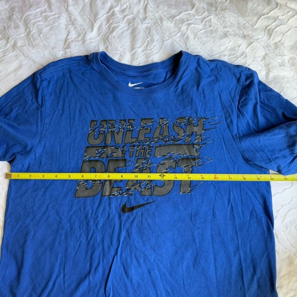 Nike Royal Blue and Grey Unleash the Beast Tee - Picture 5 of 5